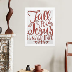 Fall For Jesus Art Print 12"x16"