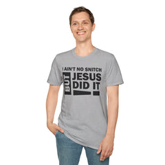 Faith-Inspired Unisex Softstyle Tee - BUT JESUS DID IT