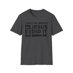 Faith-Inspired Unisex Softstyle Tee - BUT JESUS DID IT