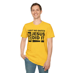 Faith-Inspired Unisex Softstyle Tee - BUT JESUS DID IT