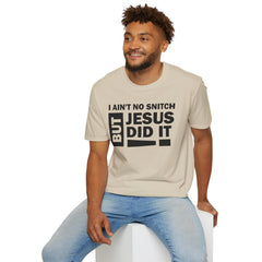 Faith-Inspired Unisex Softstyle Tee - BUT JESUS DID IT