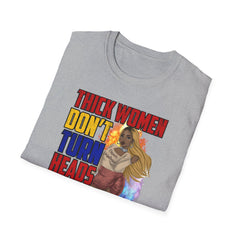 Thick Women T-Shirt - Break Necks Design