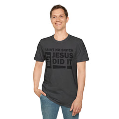 Faith-Inspired Unisex Softstyle Tee - BUT JESUS DID IT