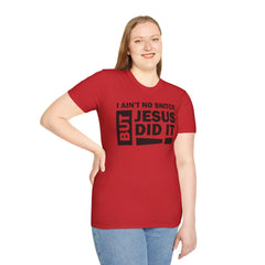 Faith-Inspired Unisex Softstyle Tee - BUT JESUS DID IT