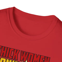 Thick Women T-Shirt - Break Necks Design