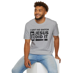 Faith-Inspired Unisex Softstyle Tee - BUT JESUS DID IT