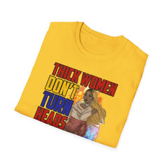 Thick Women T-Shirt - Break Necks Design