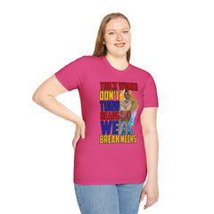 Thick Women T-Shirt - Break Necks Design