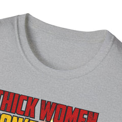 Thick Women T-Shirt - Break Necks Design