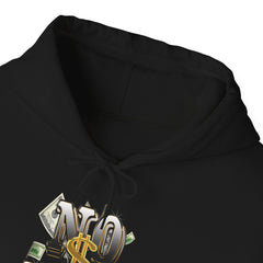 Hooded Sweatshirt - NO EXCUSES Urban Design - Hustler Money Hip-Hop