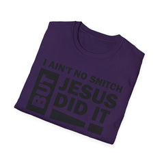 Faith-Inspired Unisex Softstyle Tee - BUT JESUS DID IT