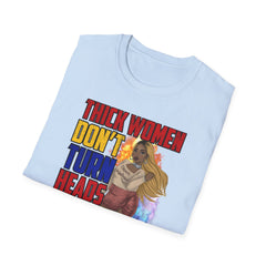 Thick Women T-Shirt - Break Necks Design