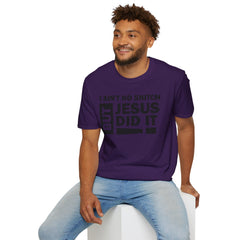 Faith-Inspired Unisex Softstyle Tee - BUT JESUS DID IT