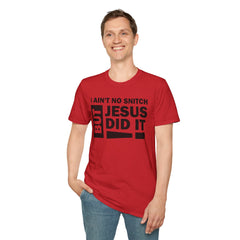 Faith-Inspired Unisex Softstyle Tee - BUT JESUS DID IT