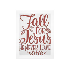 Fall For Jesus Art Print 12"x16"